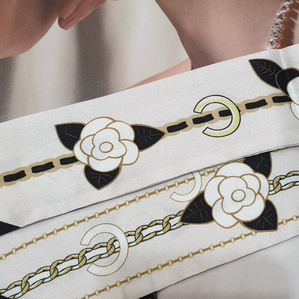 Skinny Scarf Fashion Women Wrap Hand Bag Accessory Hair Tie Luxe Trendy Gift